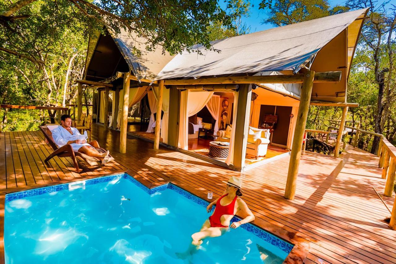 Rhino Sands Safari Camp Manyoni Private Game Reserve Bagian luar foto